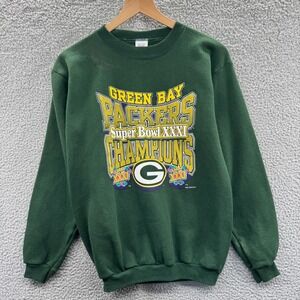 VINTAGE Green Bay Packers Sweatshirt Youth Extra Large 18/20